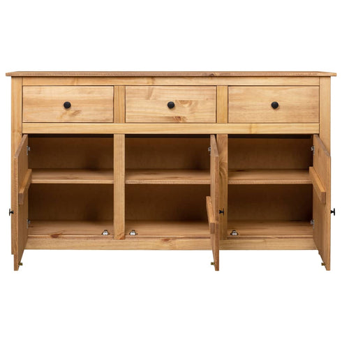 Rustika Rowe -  Sideboard 135x40x80 cm Solid Pinewood Panama Range